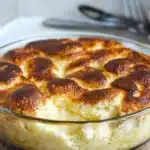 Custard Bread Pudding with Vanilla Sauce Recipe