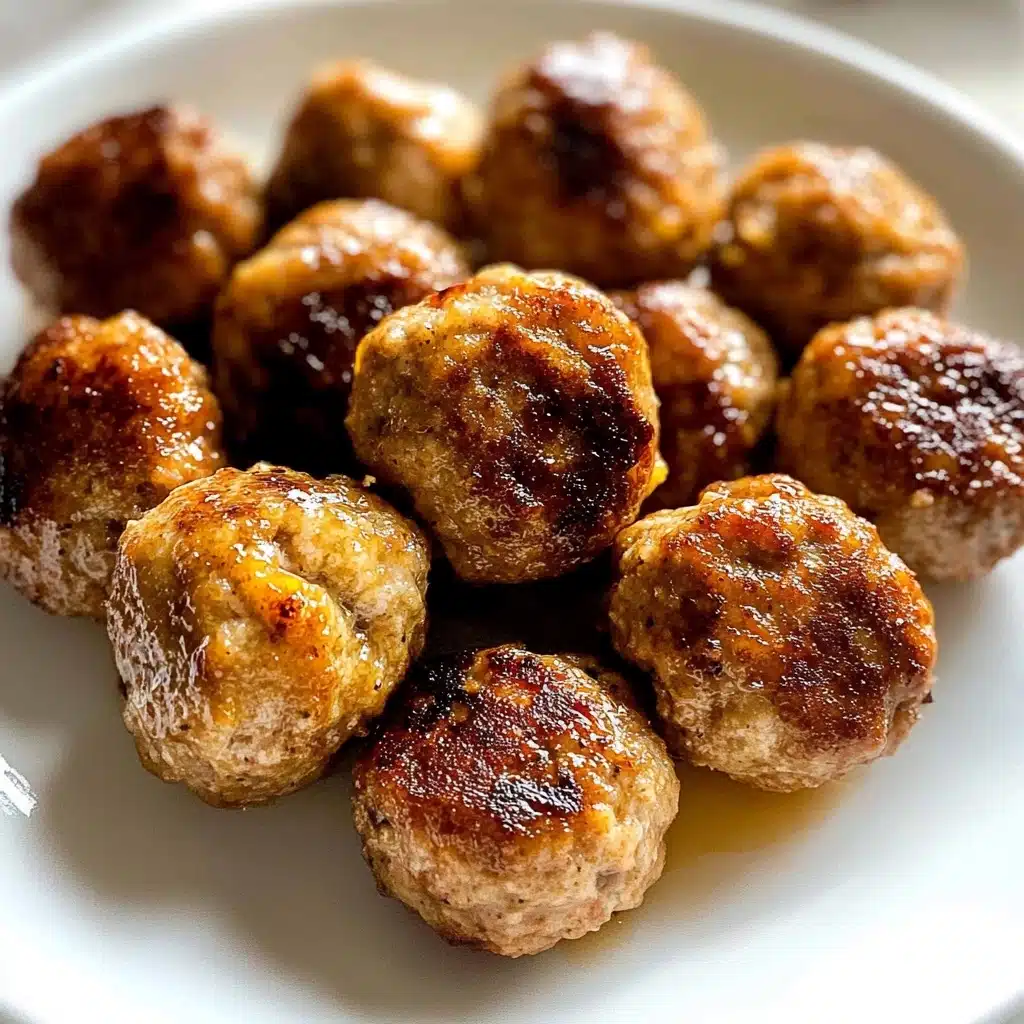 One Skillet Greek Meatballs and Lemon Butter Orzo with Whipped Feta Recipe - Recipe Image