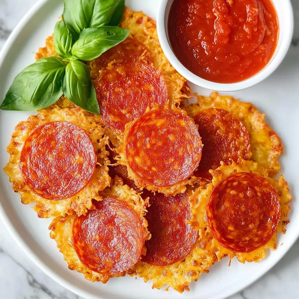 Pepperoni & Cheese Crisps Recipe - Recipe Image