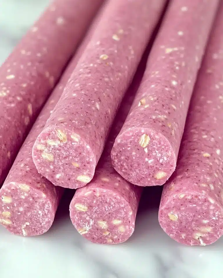 Strawberry Oat Smoothie Sticks Recipe for Dogs Recipe