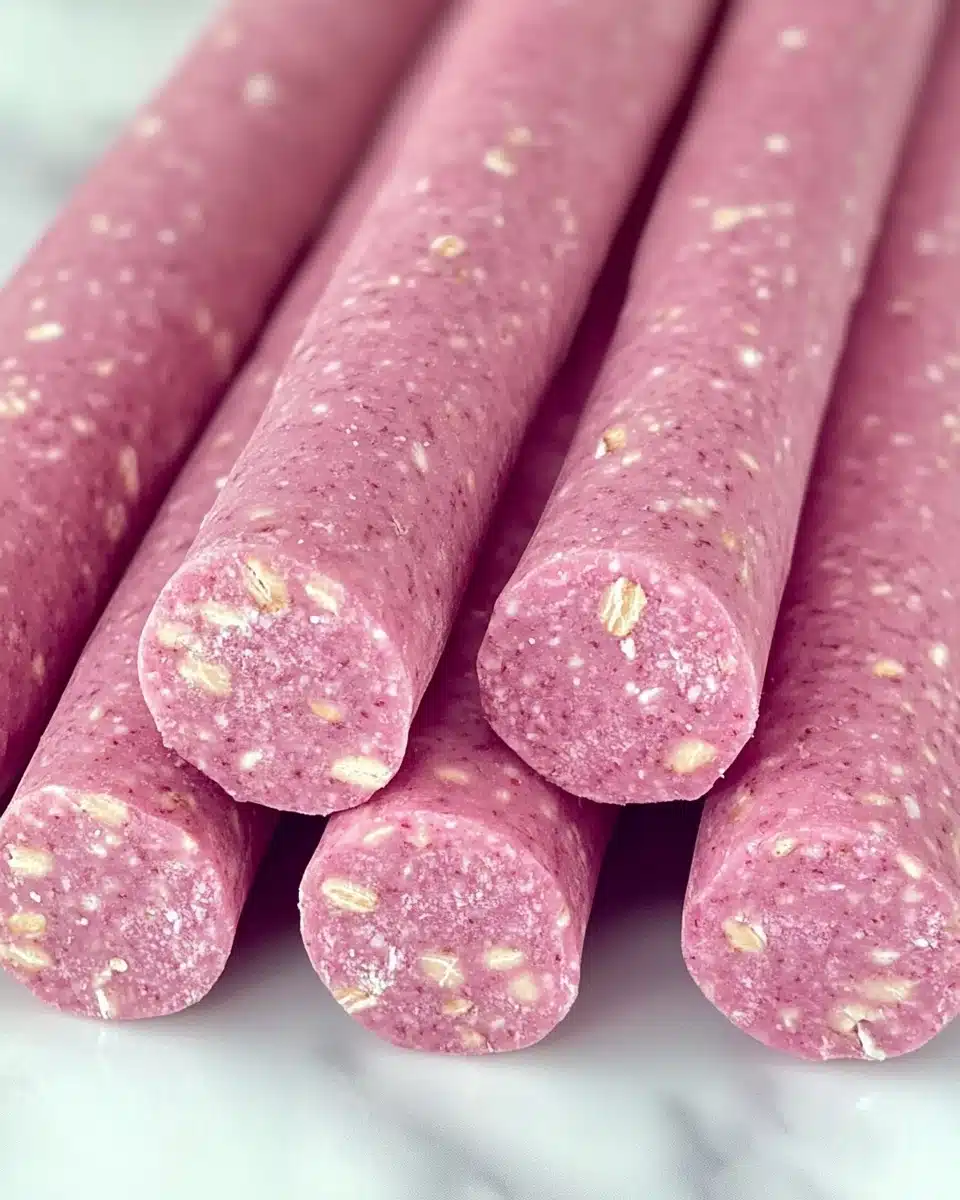 Strawberry Oat Smoothie Sticks Recipe for Dogs Recipe