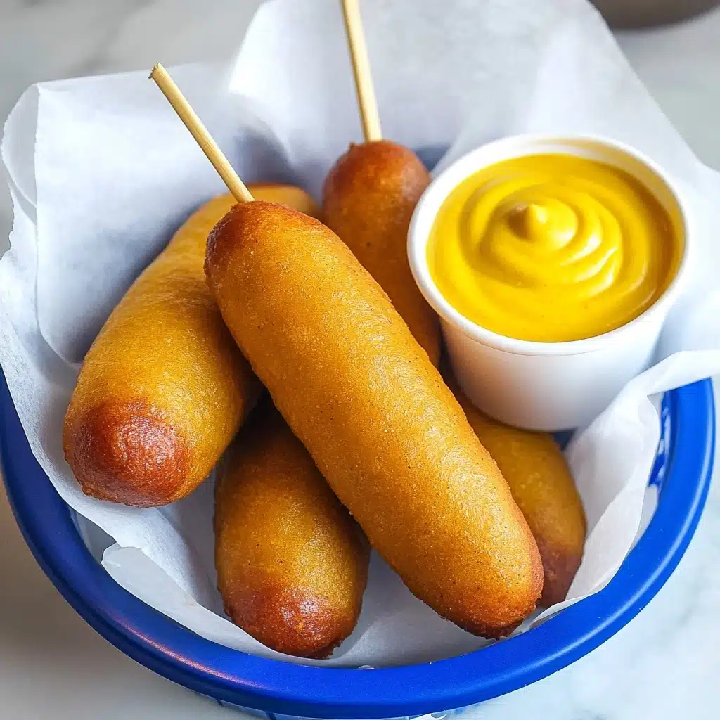 Air Fryer Corn Dogs Recipe - Recipe Image