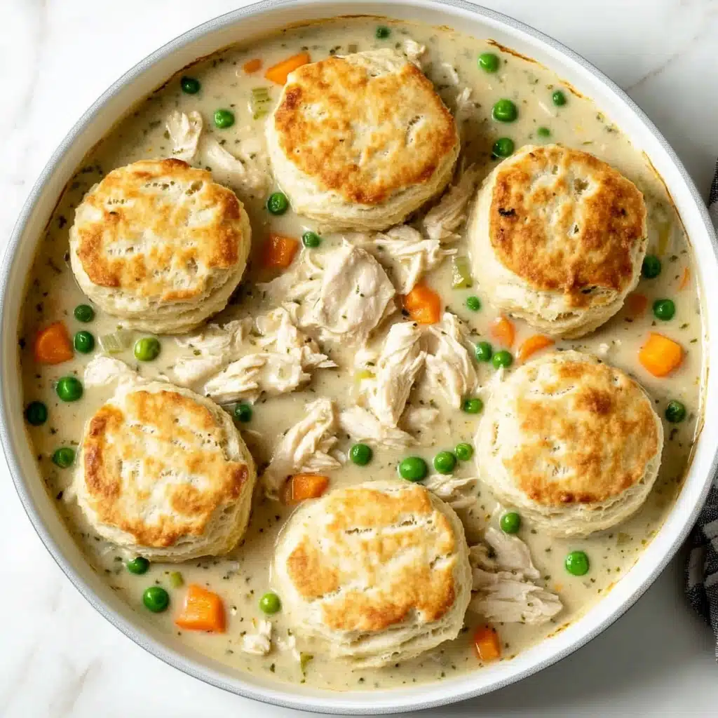 Chicken Pot Pie with Biscuits Recipe - Recipe Image