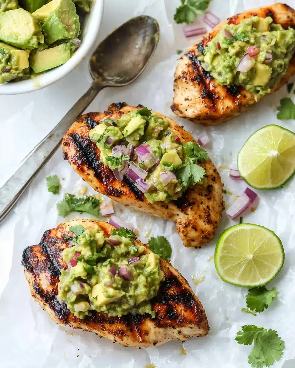 Cilantro Lime Chicken with Avocado Salsa Recipe