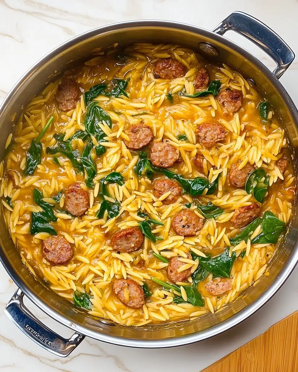 Chicken Sausage Orzo Recipe