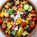 Greek Panzanella Salad Recipe