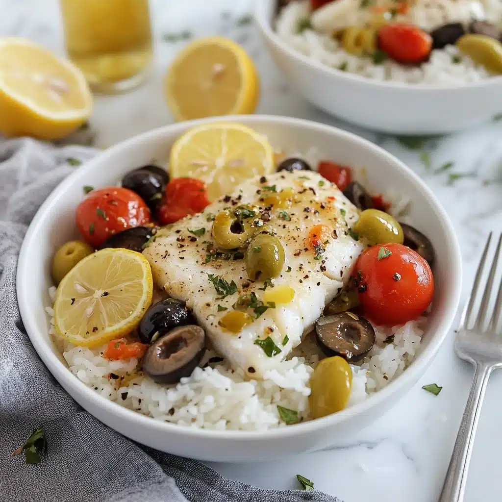 Mediterranean Fish Bake Recipe - Recipe Image