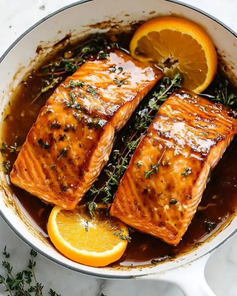 Orange Glazed Salmon Recipe