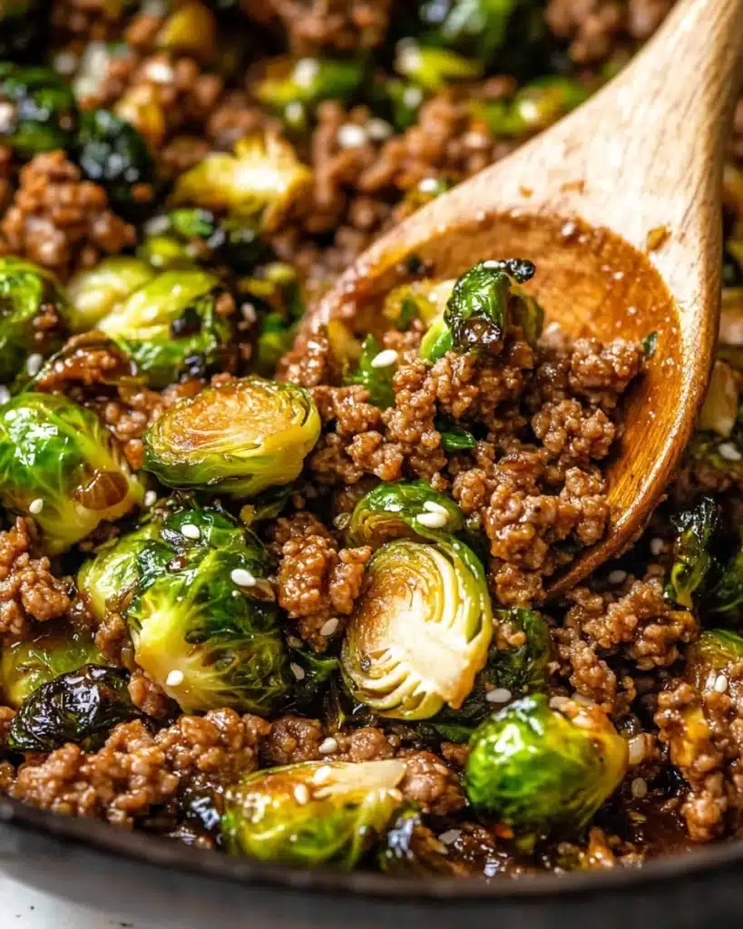 Beef and Brussels Sprouts Stir-Fry Recipe