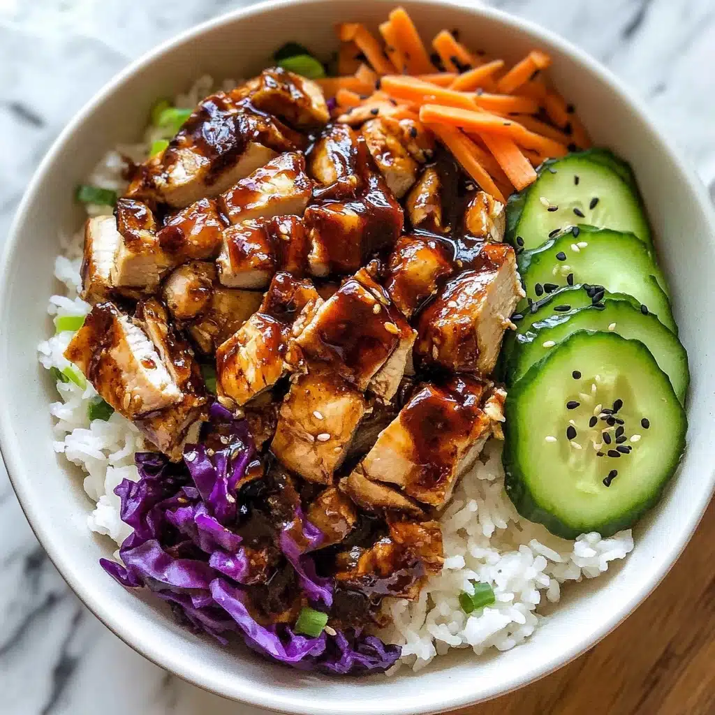 BBQ Chicken Rice Bowls Recipe - Recipe Image