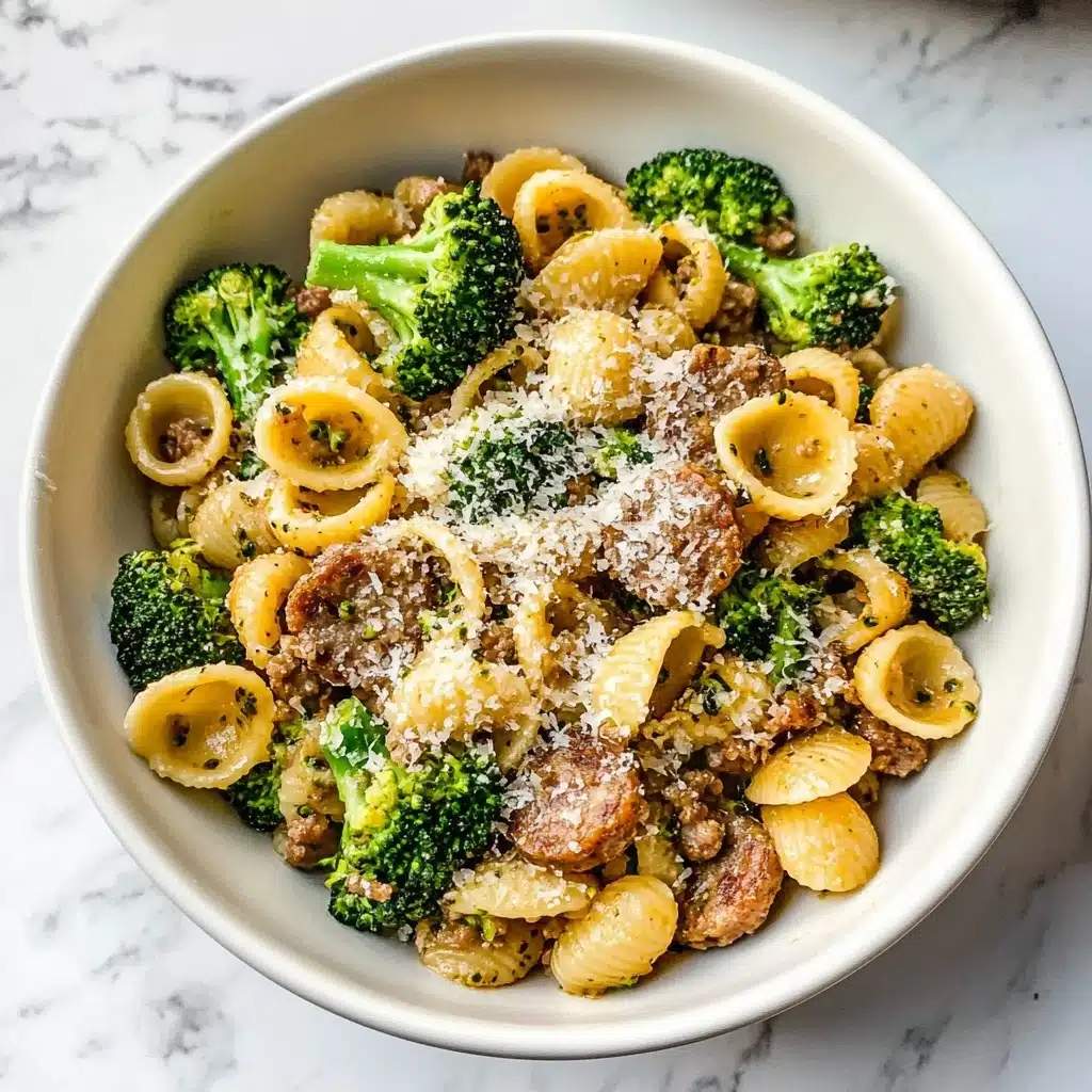 Orecchiette with Sausage and Broccoli Recipe - Recipe Image