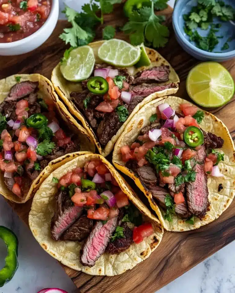 Carne Asada Skirt Steak Tacos Recipe