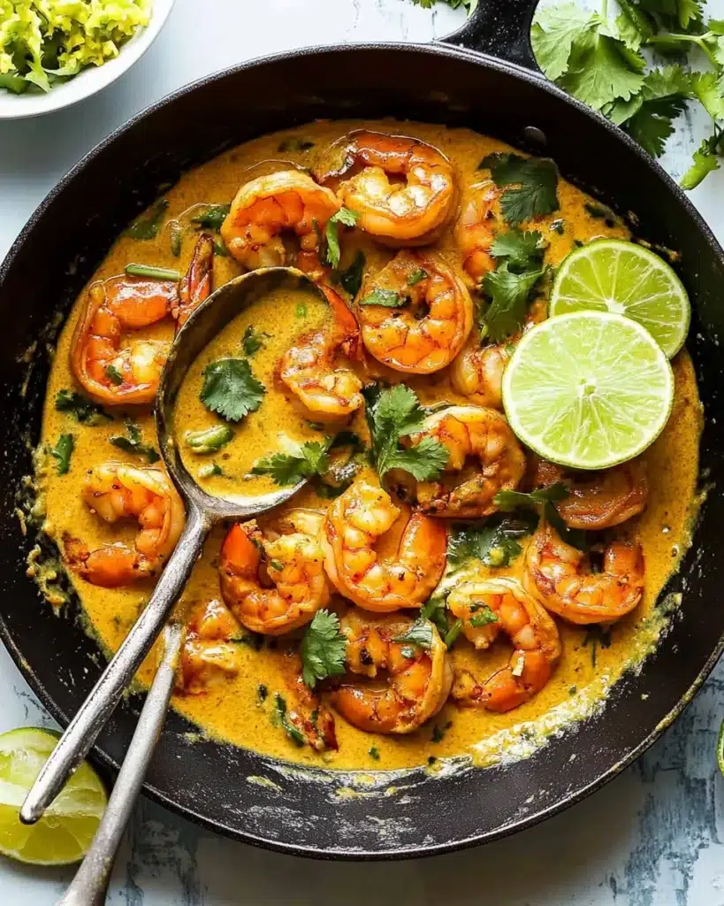 Honey Garlic Butter Shrimp in Coconut Milk Recipe