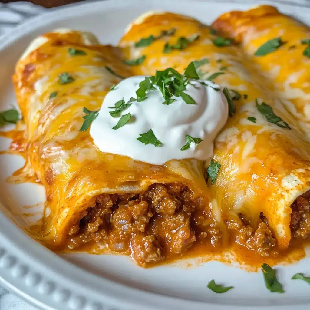 Ground Beef Enchiladas Recipe - Recipe Image