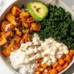 Roasted Chicken, Sweet Potato, and Kale Bowls Recipe