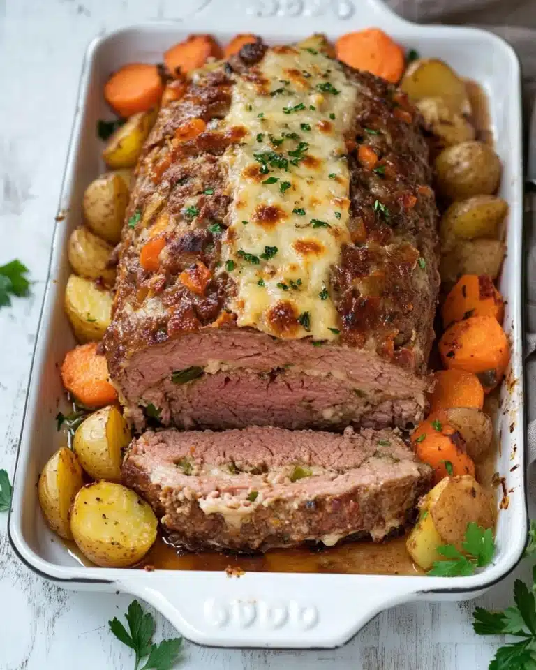 Italian Stuffed Meatloaf Recipe