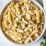 Crock Pot Garlic Parmesan Chicken Pasta Recipe