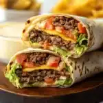 Burrito Style Cheeseburger Wraps Recipe