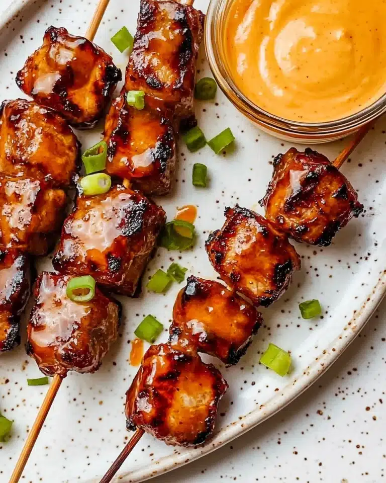 Bang Bang Chicken Skewers (Air Fryer Version) Recipe