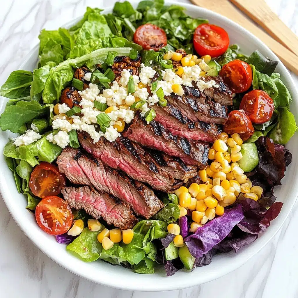 Balsamic Steak Gorgonzola Salad Recipe - Recipe Image