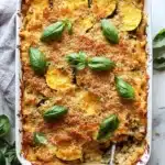 Cheesy Zucchini Chicken and Rice Bake Recipe