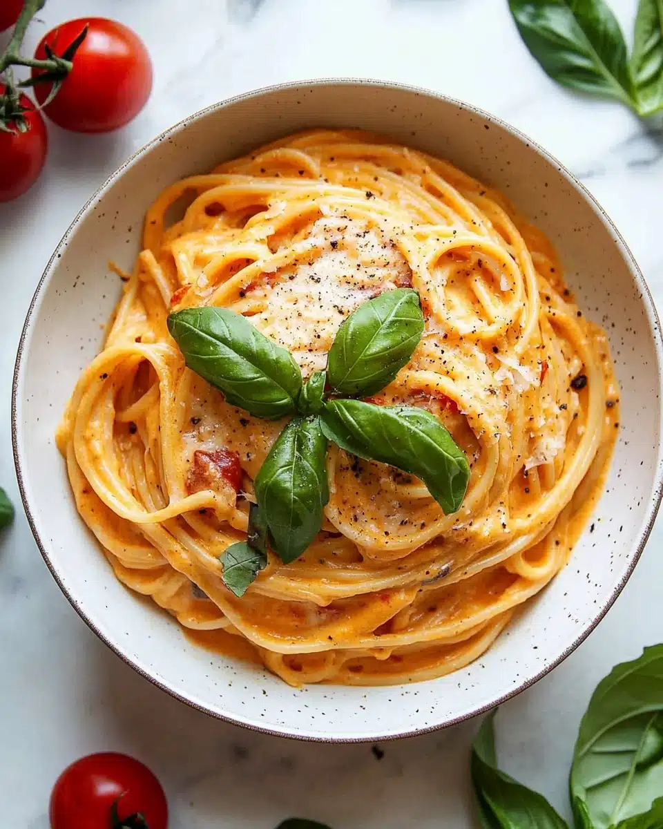 Easy One Pot Creamy Tomato Pasta Recipe