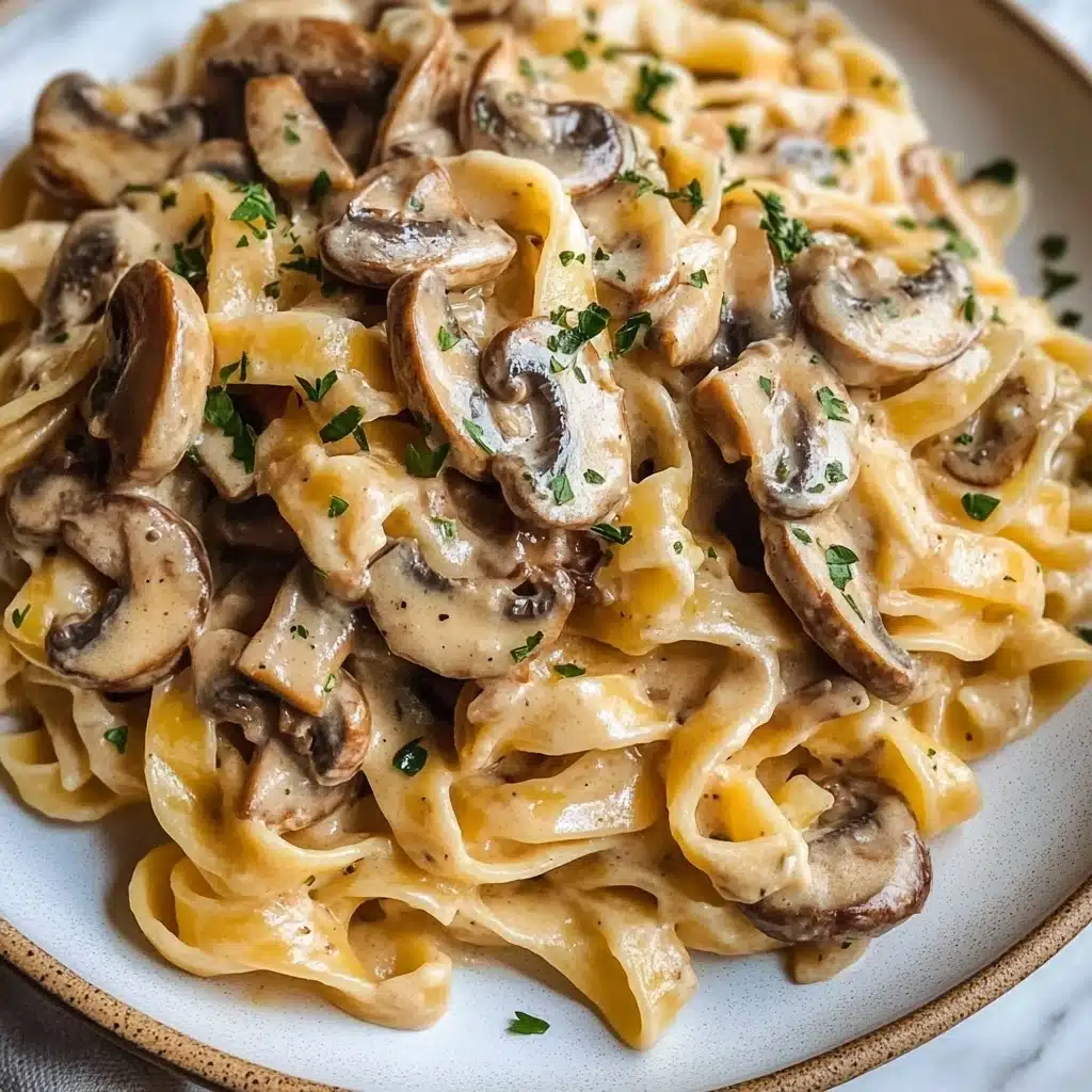 Creamy Vegan Mushroom Stroganoff Recipe - Recipe Image