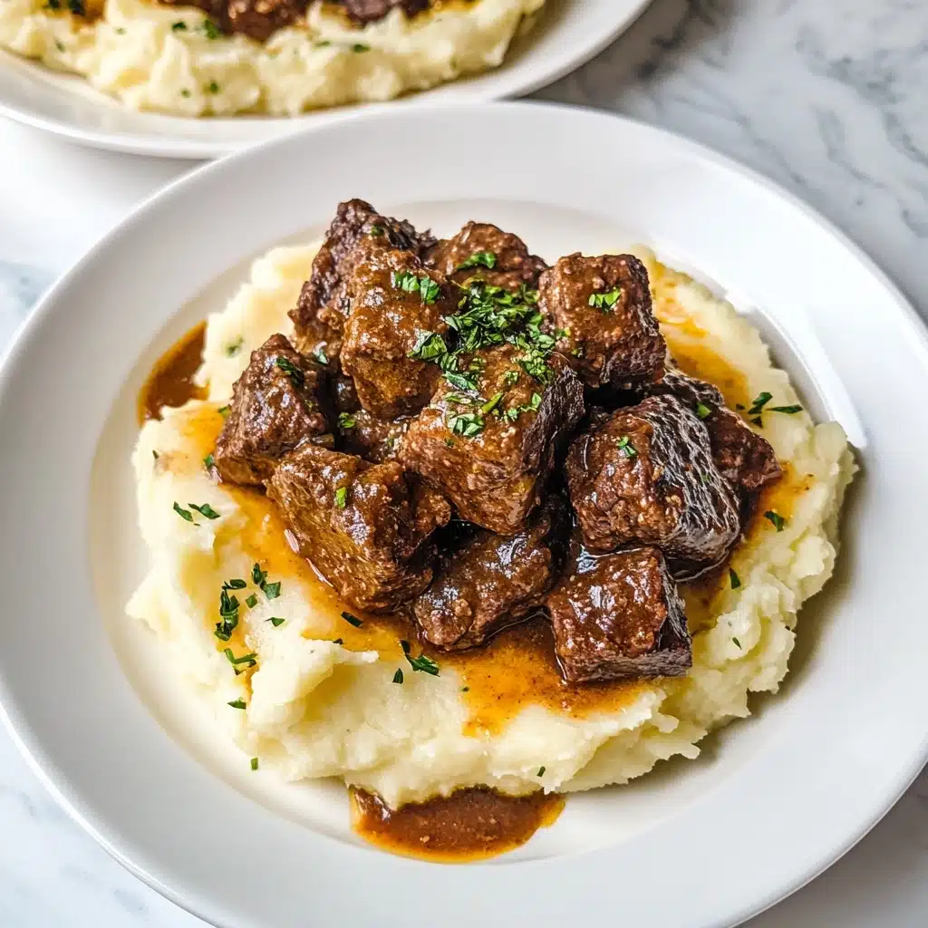 Cajun Garlic Butter Steak Bites Recipe - Recipe Image