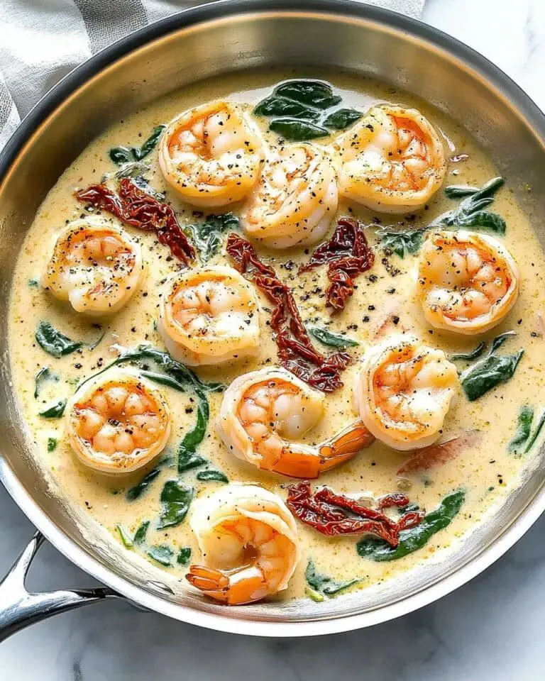 Creamy Tuscan Shrimp and Scallops Recipe
