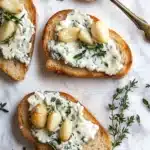 Garlic Confit with Herb Goat Cheese Toast Recipe