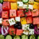 Melon and Feta Tetris Salad Recipe