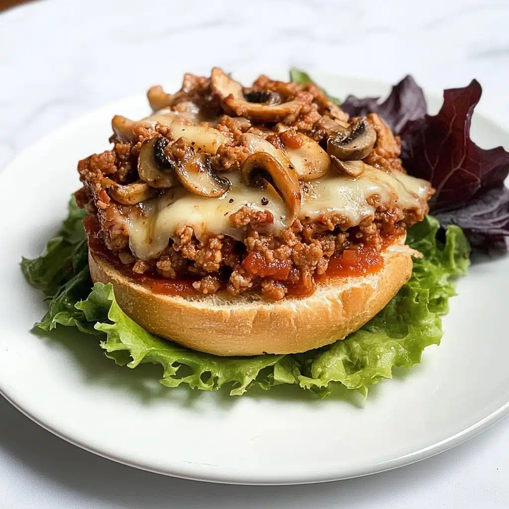 Pizza Burgers Recipe - Recipe Image