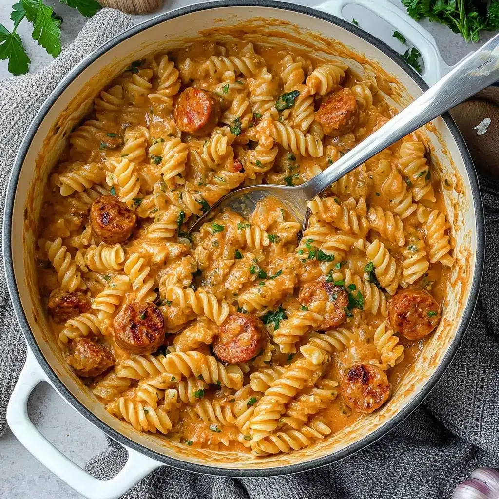 One Pot Sausage Pasta Skillet Recipe - Recipe Image