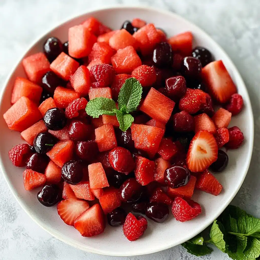 Red Fruit Salad Recipe - Recipe Image
