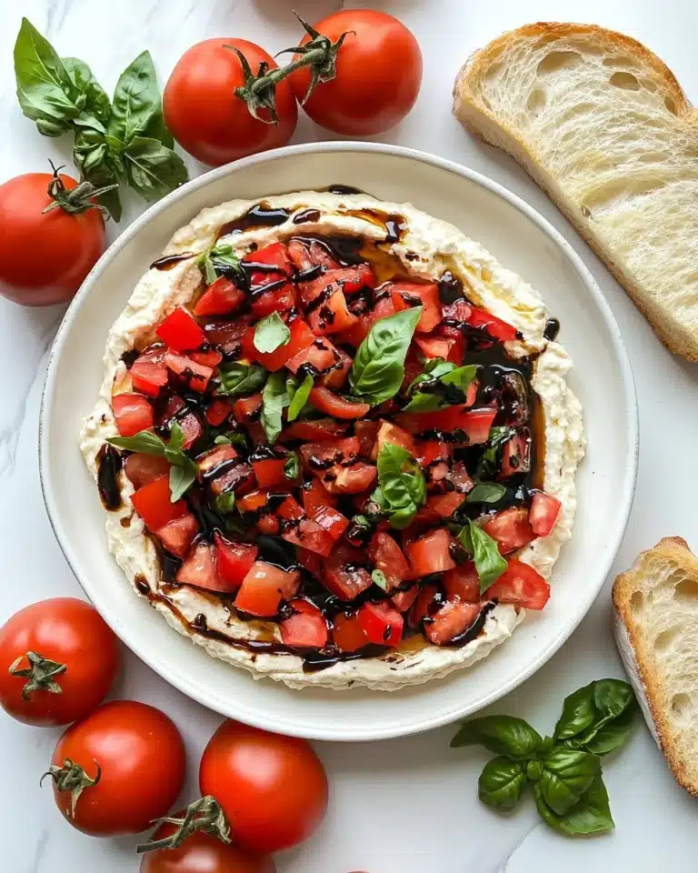 5-Minute Bruschetta Dip Recipe
