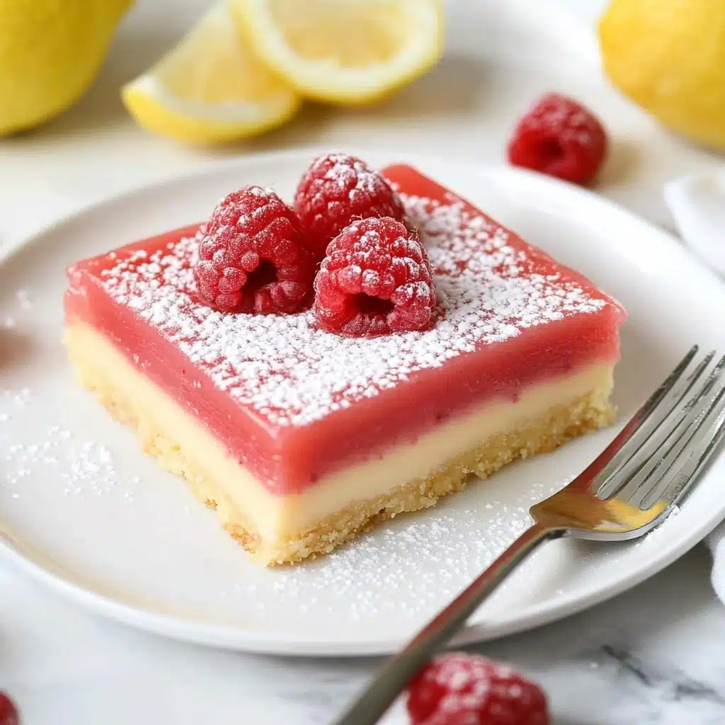 Raspberry Lemon Bars Recipe - Recipe Image