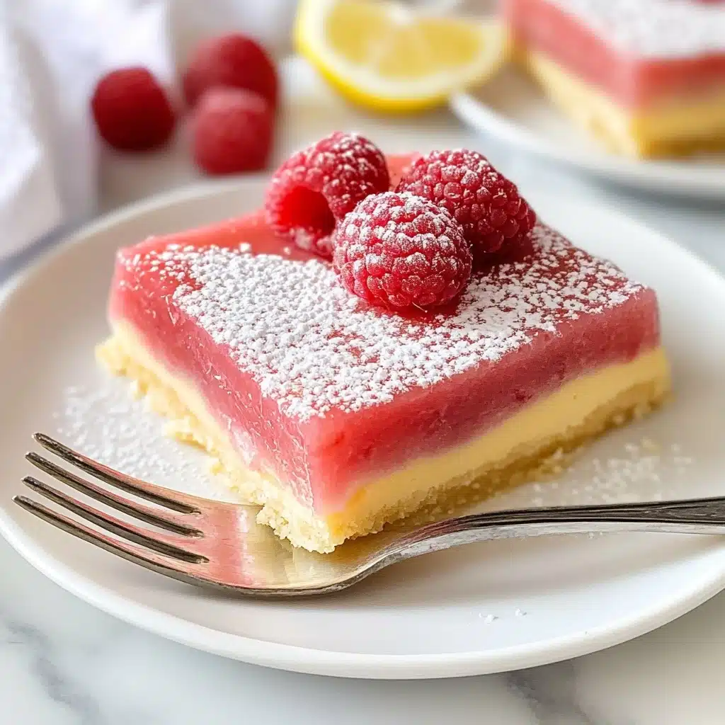 Raspberry Lemon Bars Recipe - Recipe Image