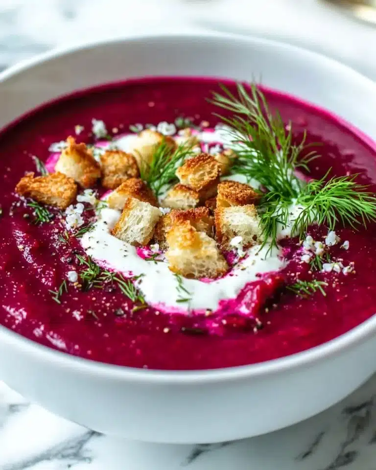 Chilled Beet Borscht Recipe