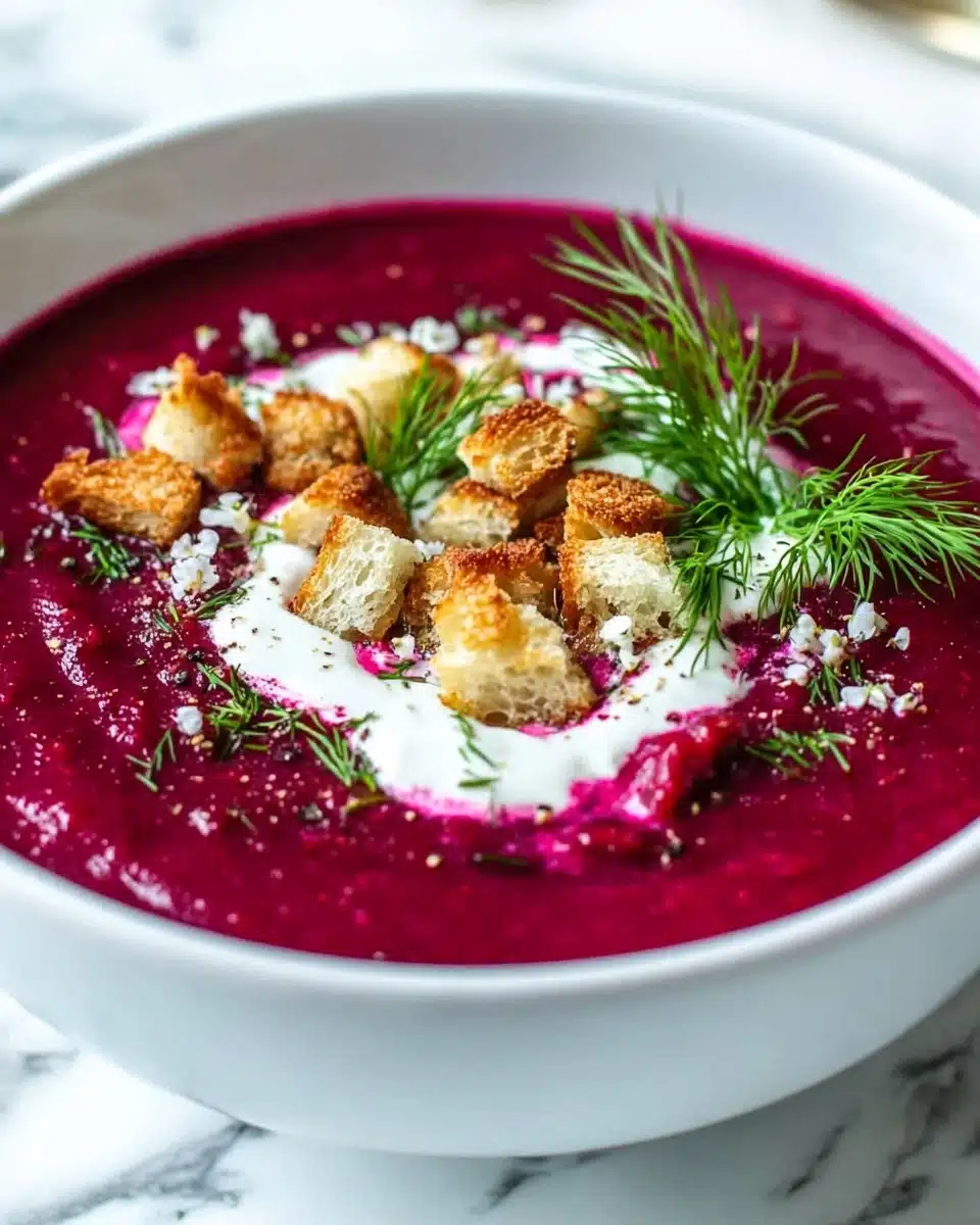 Chilled Beet Borscht Recipe