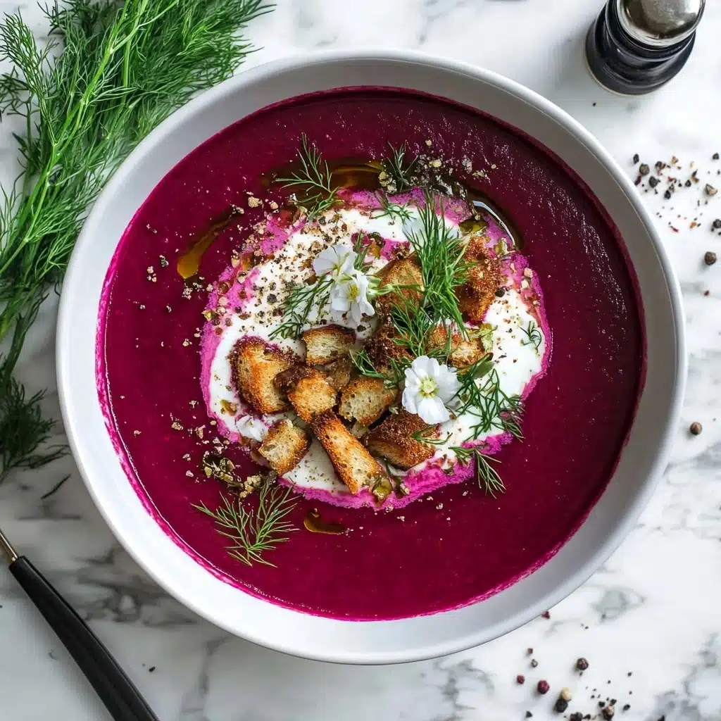 Chilled Beet Borscht Recipe - Recipe Image