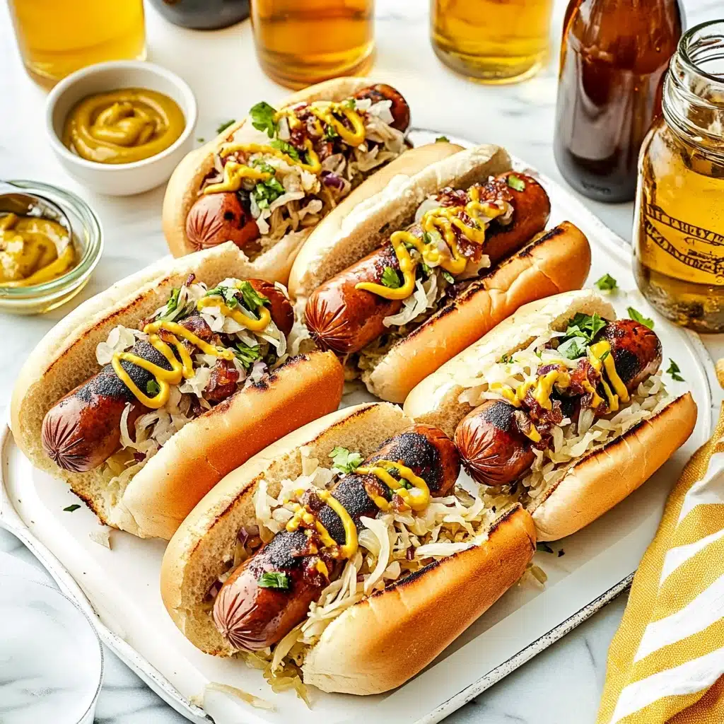 Extra-Juicy Grilled Wisconsin Beer Brats Recipe - Recipe Image