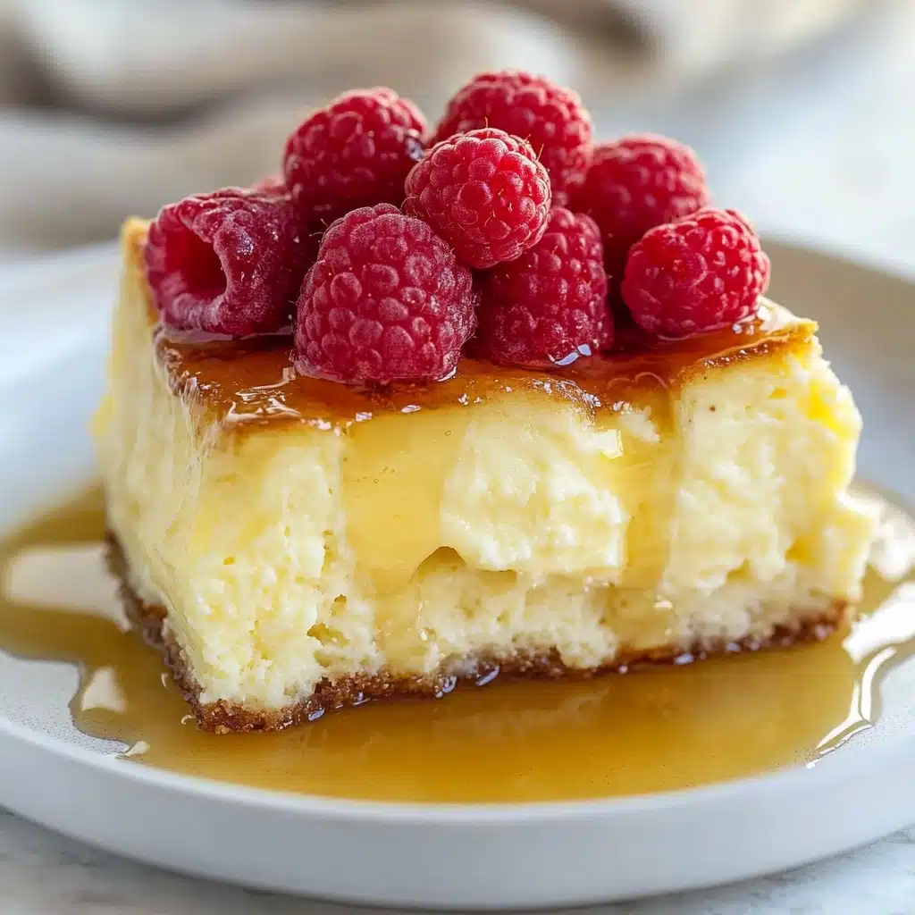 Custard Bread Pudding with Vanilla Sauce Recipe - Recipe Image