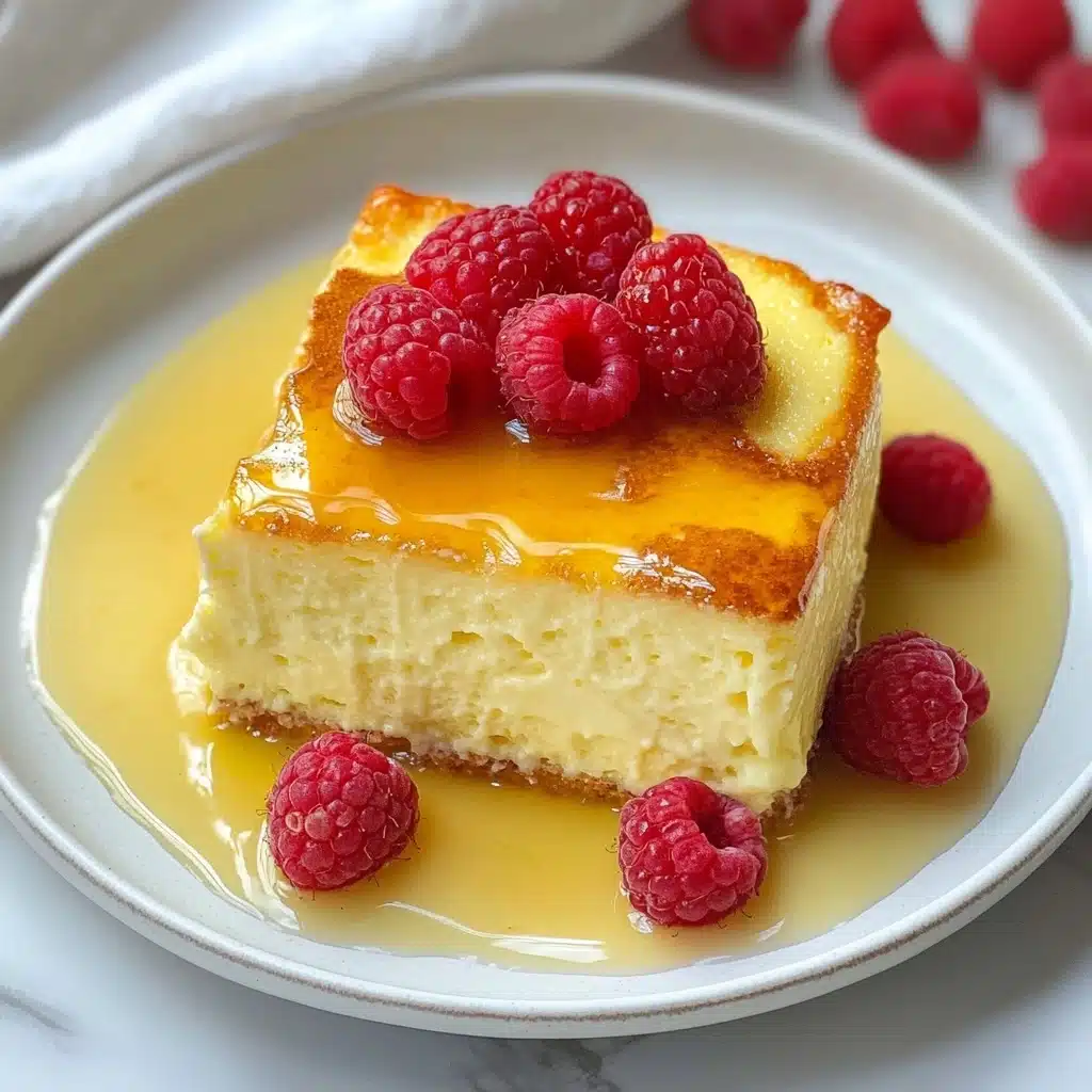 Custard Bread Pudding with Vanilla Sauce Recipe - Recipe Image