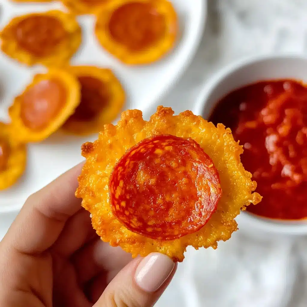 Pepperoni & Cheese Crisps Recipe - Recipe Image