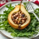 Roasted Pears with Blue Cheese & Walnuts Recipe