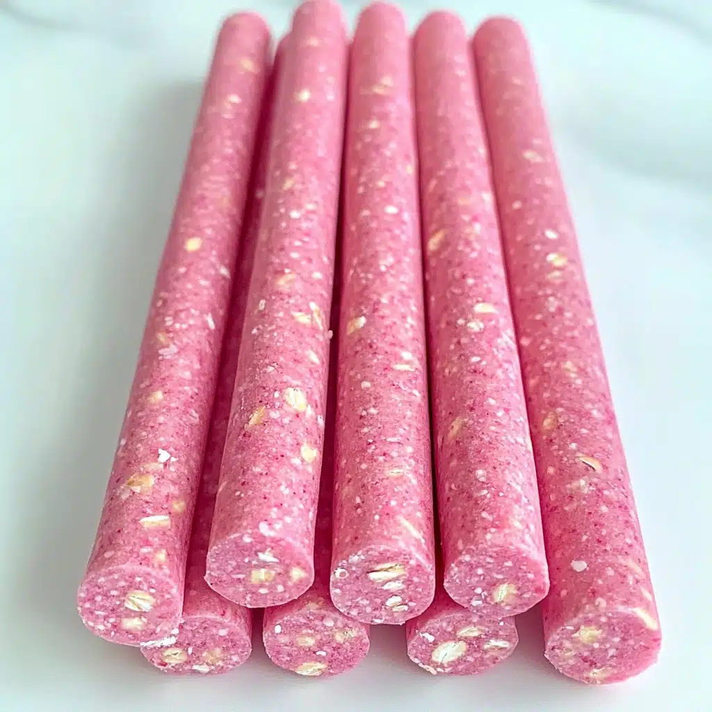 Strawberry Oat Smoothie Sticks Recipe for Dogs Recipe - Recipe Image
