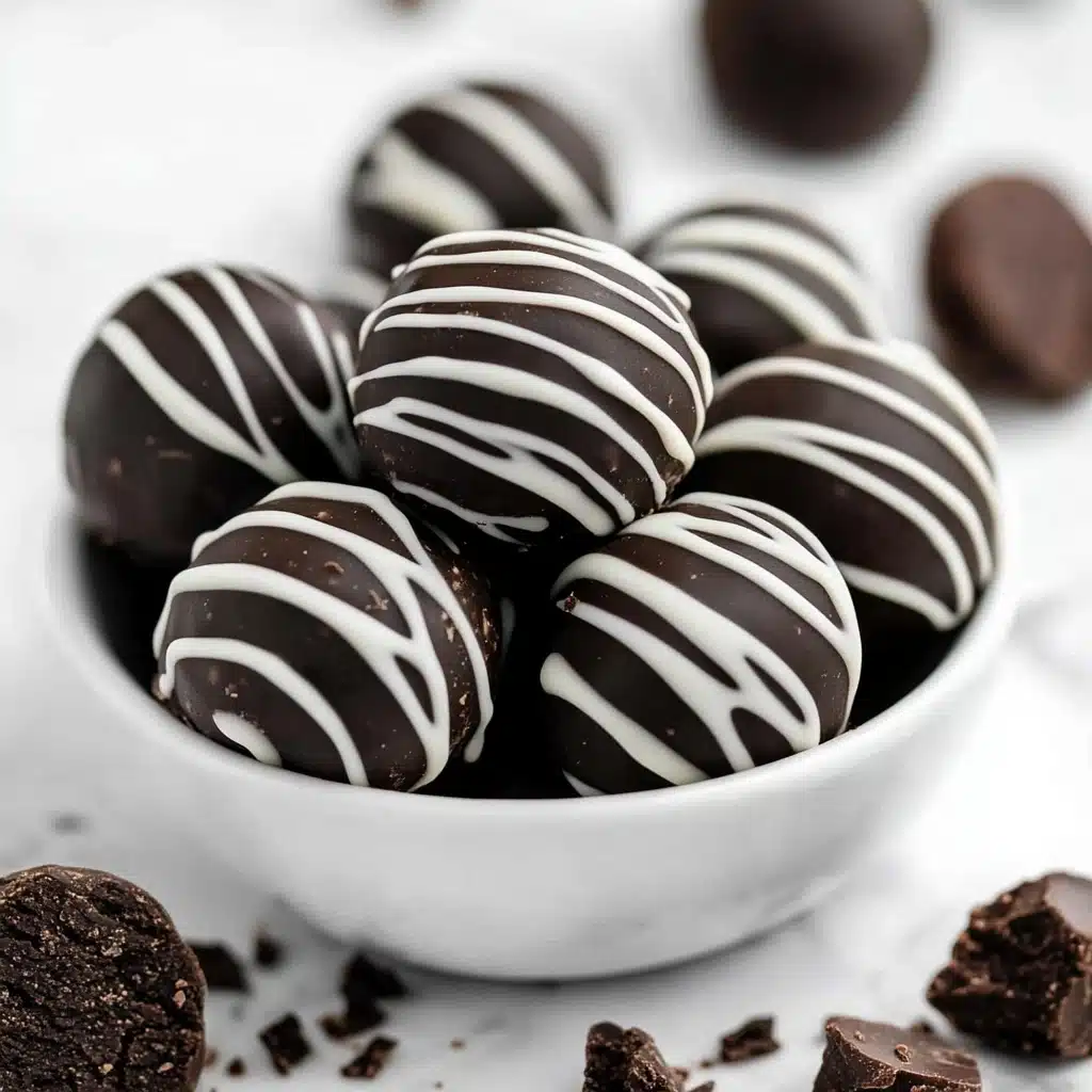 White Chocolate Oreo Protein Balls Recipe - Recipe Image