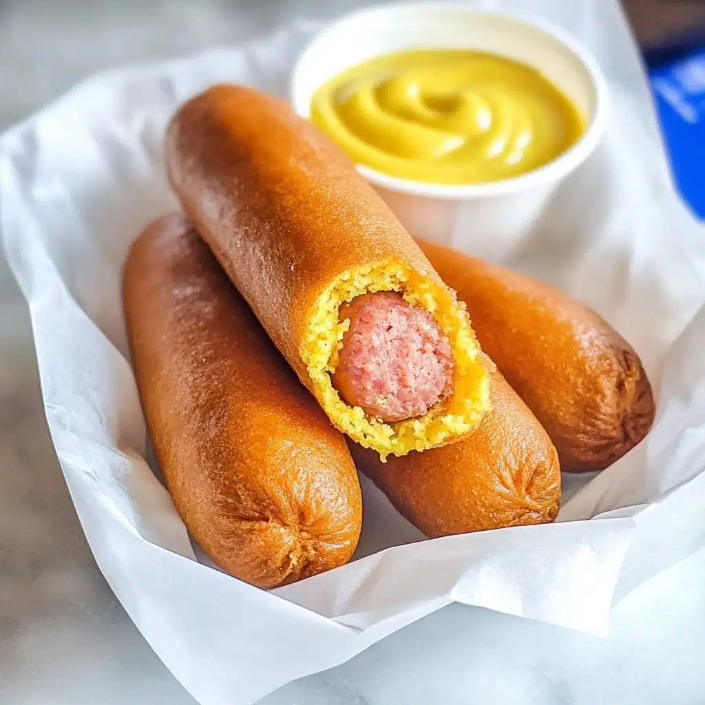 Air Fryer Corn Dogs Recipe - Recipe Image