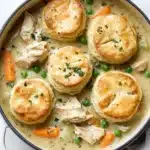 Chicken Pot Pie with Biscuits Recipe