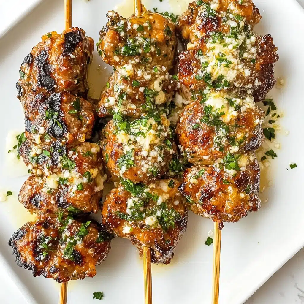 Ranch Garlic Parmesan Chicken Skewers Recipe - Recipe Image
